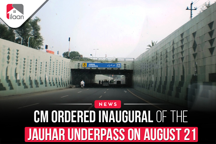 CM Ordered Inaugural of The  Jauhar Underpass on August 21 
