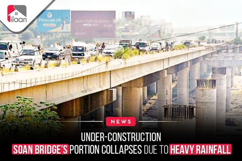 Under-Construction Soan Bridge’s Portion Collapses Due to Heavy Rainfall