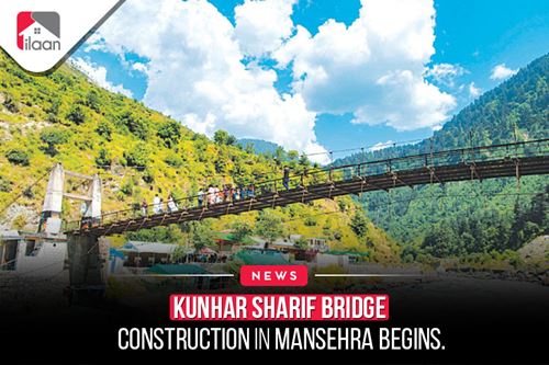 Kunhar Sharif Bridge Construction in Mansehra Begins