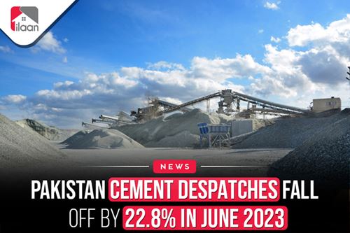Pakistan Cement Desiatches Fall  off by 22.8% In June 2023