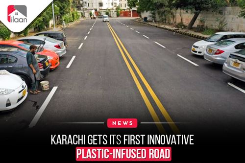 Karachi Gets Its First Innovative  Plastic-Infused Road