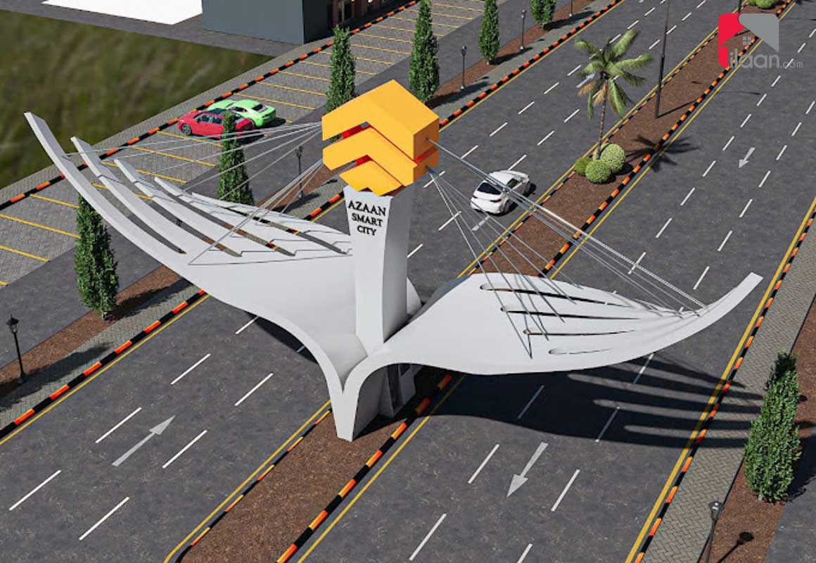 10 Marla Plot for Sale in Dubai Block, Azaan Smart City, Lahore