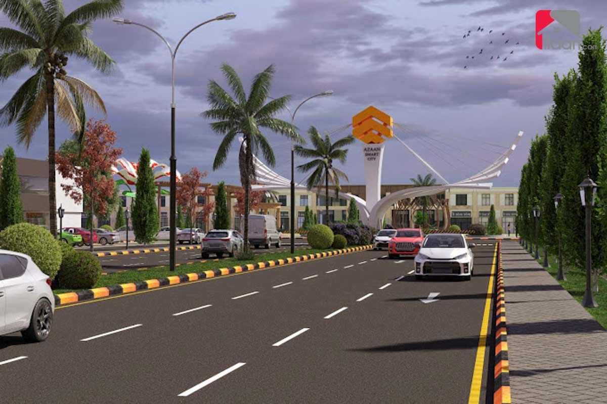 10 Marla Plot for Sale in Dubai Block, Azaan Smart City, Lahore
