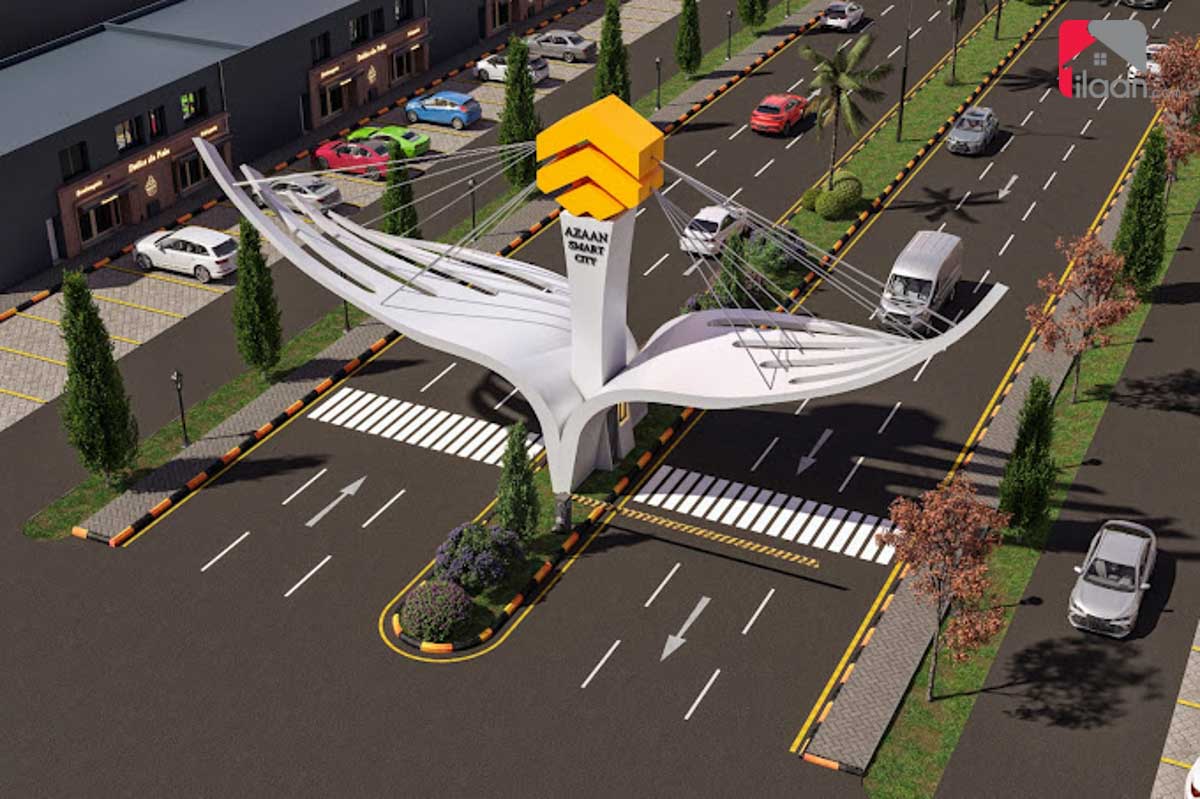 10 Marla Plot for Sale in Dubai Block, Azaan Smart City, Lahore