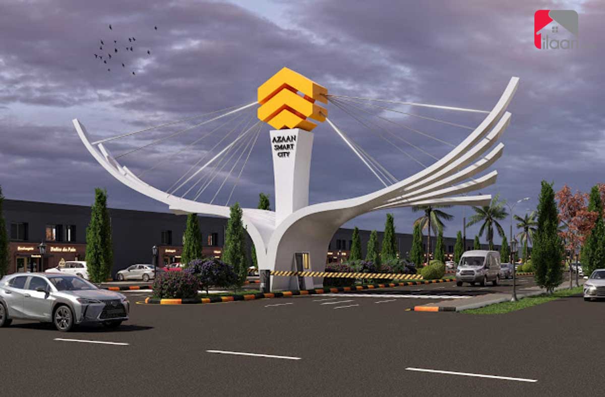 10 Marla Plot for Sale in Dubai Block, Azaan Smart City, Lahore