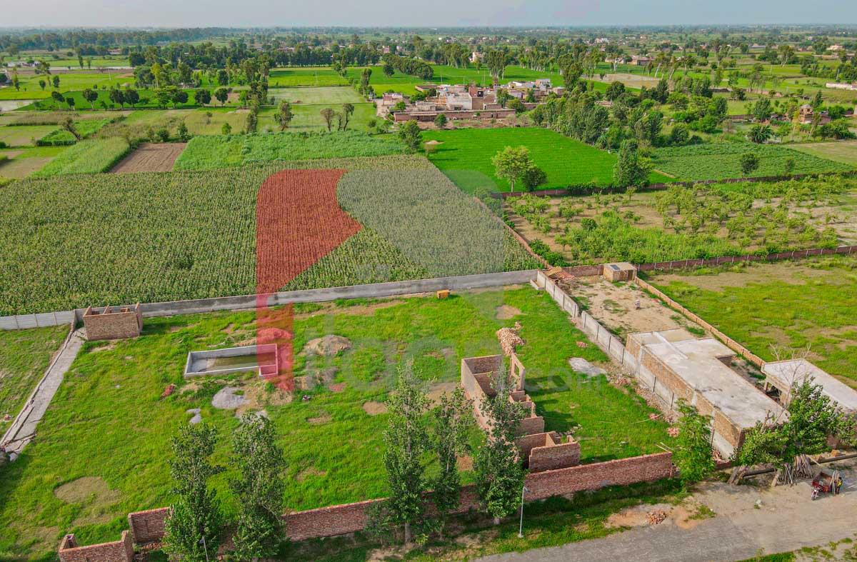 4 Kanal Farmhouse Plot for Sale in Orchard Greenz Luxury Farm House Society, Bedian Road, Lahore