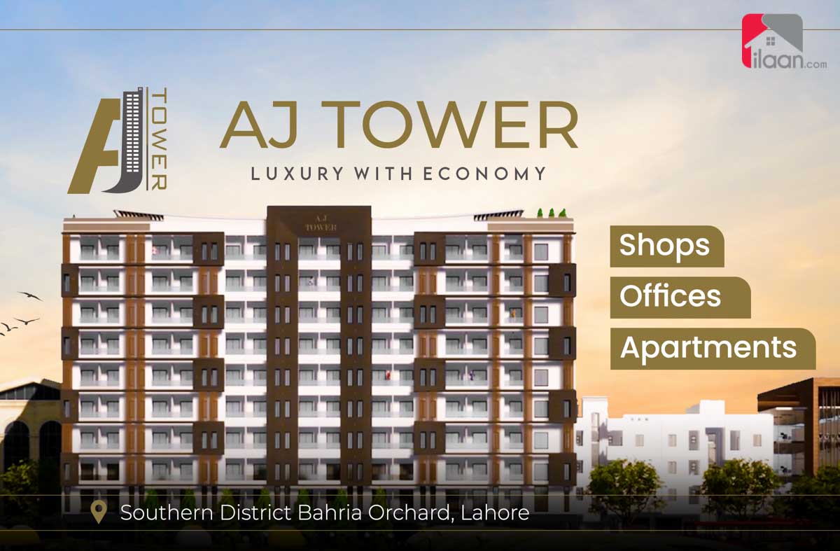 Apartment for Sale (First Floor) in AJ Tower, Bahria Orchard, Lahore
