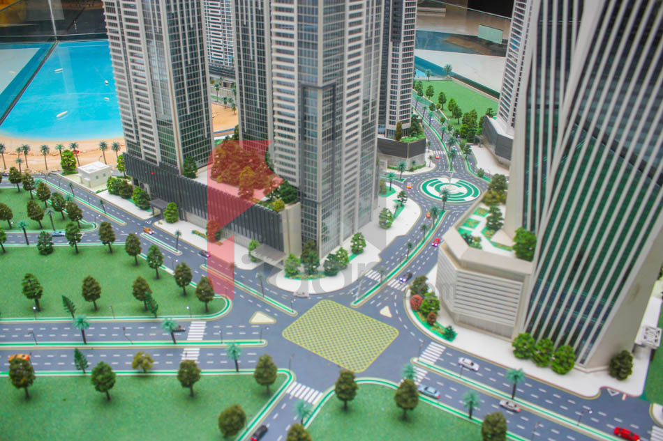 1 Bed Apartment for Sale in Saima Tower, HMR Waterfornt, Phase 8, DHA Karachi