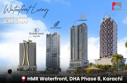 1 Bed Apartment for Sale in HMR Waterfront, Phase 8, DHA Karachi